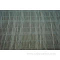 Polyester Chiffon Crinkle Silver Lurex Stripe Dobby Fabric